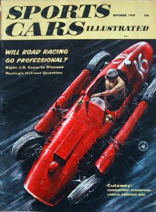SPORTS CARS ILLUSTRATED 1957 SEPT - SPEEDSTER, 3.4 JAG*